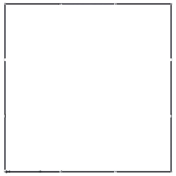 vidaXL Outdoor Dog Kennel Steel 8.29 m&sup2;