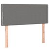 vidaXL LED Headboard Dark Grey 100 cm Fabric