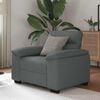 vidaXL Sofa Chair Dark Grey 60 cm Fabric