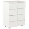 vidaXL Sideboard | High Gloss White | Engineered wood with high gloss finish
