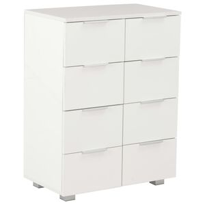 vidaXL Sideboard | High Gloss White | Engineered wood with high gloss finish