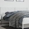 vidaXL Metal Replace Headboard White 180 cm