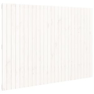 vidaXL Wall Headboard White 159.5x3x110 cm Solid Wood Pine