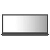 vidaXL Mirror | Grey | Engineered wood, acrylic | Large | Wall Mirror