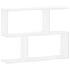 vidaXL Wall Shelf White 72 x 17 x 55.5 cm Engineered Wood