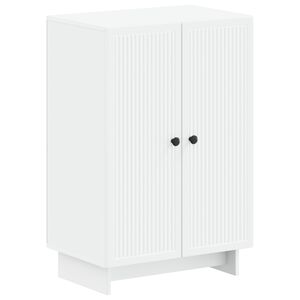 vidaXL Shoe Cabinet EDE 59.5 x 39.5 x 90 cm Engineered Wood White