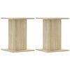vidaXL Speaker Stands 2 pcs Sonoma Oak 30x30x40 cm Engineered Wood