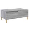 vidaXL Coffee Table Grey Sonoma 90x50x36,5 cm Engineered Wood