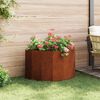 vidaXL Planter Rusty 90 x 45 x 50 cm Weathering Steel
