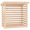 vidaXL Firewood Rack 108x73x108 cm Solid Wood Pine