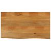 vidaXL Table Top Live Edge 100x60x2,5 cm Solid Wood Mango