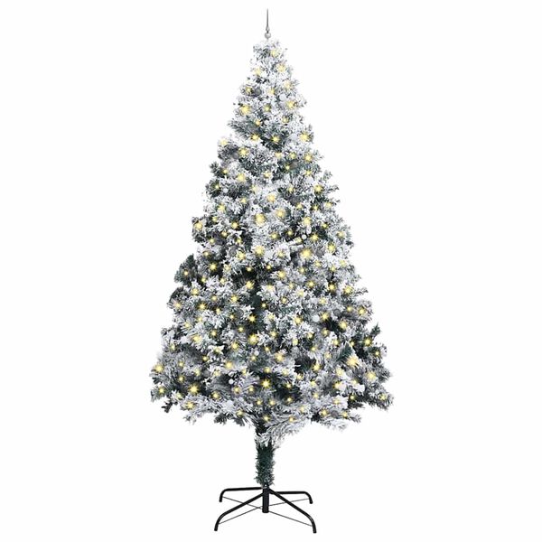 vidaXL Artificial Pre-lit Christmas Tree with Ball Set Green 400 cm