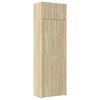 vidaXL Storage Cabinet Sonoma Oak 70x42.5x225 cm Engineered Wood