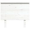 vidaXL Bed Headboard White 94x6x82.5 cm Solid Wood Pine