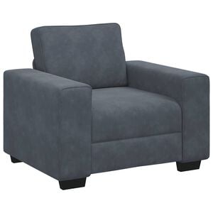 vidaXL Sofa Chair Dark Grey 100x77x82 cm Velvet