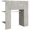vidaXL Hallway Cabinets 2 pcs Concrete Grey Engineered Wood