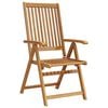 vidaXL Folding Chairs 3 pcs Solid Acacia Wood