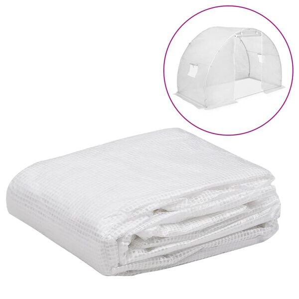 vidaXL Greenhouse Replacement Cover (4.5 m²) 3x1.5x2 m Transparent