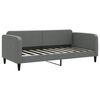 vidaXL Day Bed without Mattress Dark Grey 90x190 cm Fabric