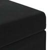vidaXL Stool Black 41 x 41 x 40 cm Velvet and Engineered Wood