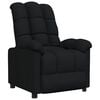 vidaXL Recliner Chair Black Fabric