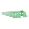 vidaXL Greenhouse with Steel Frame Green 96 m&sup2; 24x4x2 m