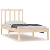 vidaXL Bed Frame without Mattress Solid Wood Pine 90x190 cm Single Single