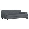 vidaXL Dog Bed Dark Grey 90x53x30 cm Velvet