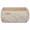vidaXL Sink Cream 30x30x13 cm Marble