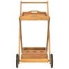 vidaXL Tea Trolley 54x87x90 cm Solid Wood Acacia