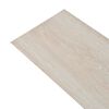 vidaXL Flooring Planks 18 pcs White 5.26 m&sup2; PVC