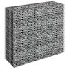 vidaXL Gabion Raised Bed Galvanised Steel 90x30x90 cm