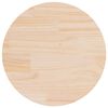 vidaXL Table Top Round &Oslash;70x3 cm Solid Wood Pine