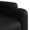 vidaXL Electric Stand up Massage Recliner Chair Black Faux Leather