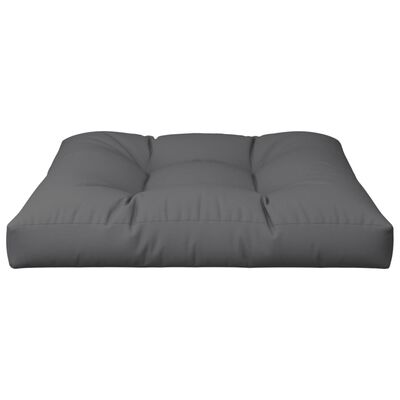 vidaXL Pallet Cushion 80x80x12 cm Grey Fabric