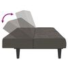 vidaXL 2-Seater Sofa Bed Dark Grey Velvet