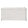vidaXL Garden Planter White 100x50x50 cm Solid Pinewood