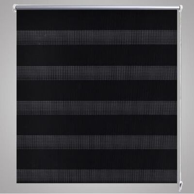 Zebra Blind 140 x 175 cm Black