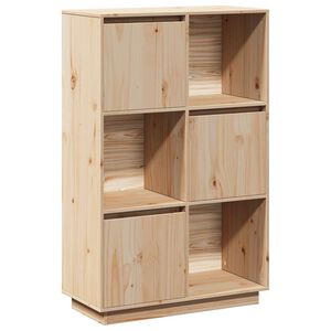 vidaXL Highboard | Natural Pine | Solid Pine Wood | 74x35x117 cm | Highboard