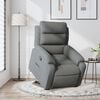vidaXL Stand up Recliner Chair Dark Grey Fabric