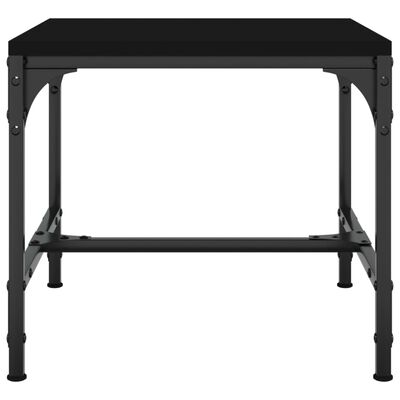 vidaXL Side Table Black 40x40x35 cm Engineered Wood