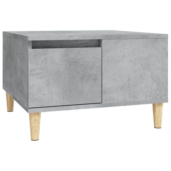 vidaXL Coffee Table Concrete Grey 55x55x36.5 cm Engineered Wood