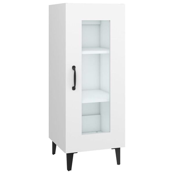 vidaXL Sideboard White 34.5x34x90 cm Engineered Wood