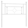vidaXL Metal Replace Headboard White 107 cm