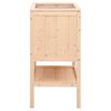 vidaXL Hamster Cage 55x40x80 cm Solid Wood Fir