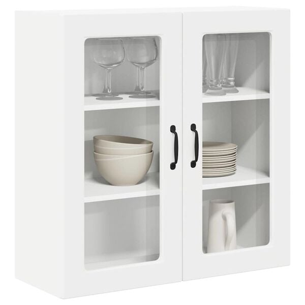 vidaXL Kitchen Cabinet with Door White 80 x 31 x 80 cm Engineered Wood
