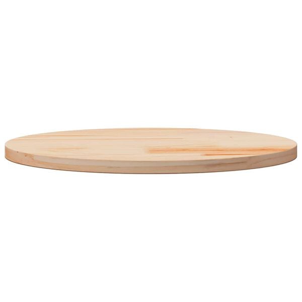 vidaXL Table Top &Oslash;60x2.5 cm Solid Wood Pine