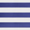 vidaXL Retractable Awning Blue and White 3x2.5 m Fabric and Aluminium