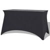 vidaXL Table Cover | Set of 2 | Anthracite | Polyester: 90%, Elastane: 10%