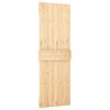vidaXL Door NARVIK Natural 70 x 210 cm Solid Pine Wood